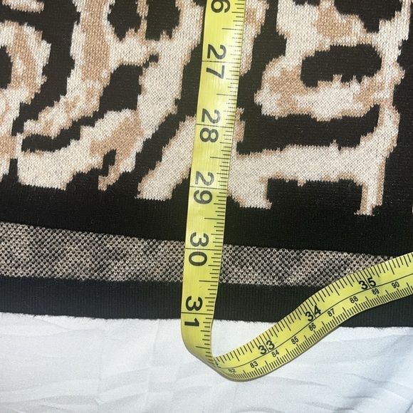 Chico’s women’s Leopard-Print Mock Neck Sweater Tunic size 1 US medium - Picture 10 of 10
